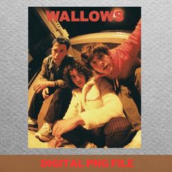 wallows band upcoming gigs png, wallows band png, indie aesthetic digital png files