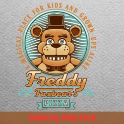 freddy fazbear animatronic bear png, showbiz pizza png, freddy fazbear digital png files