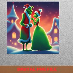 my grinch girl - grinches christmas stealing cheer png, grinches christmas png, xmas digital png files