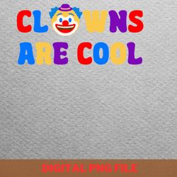 happy clown circus png, happy clown png, spooky season digital png files