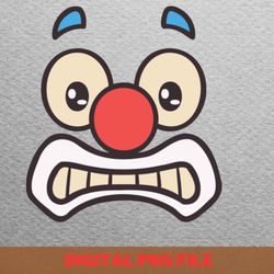 happy clown light png, happy clown png, spooky season digital png files