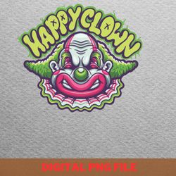 happy clown shirt png, happy clown png, spooky season digital png files