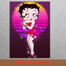 betty boop - betty boop happy heart png, betty boop png, patent image digital png files