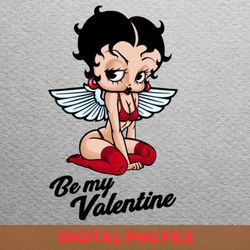 betty boop be my valentine - betty boop star png, betty boop png, patent image digital png files
