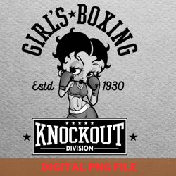 betty boop boxing - betty boop smirk png, betty boop png, patent image digital png files
