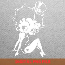betty boop saint patrick - betty boop wink png, betty boop png, patent image digital png files