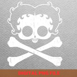 betty boop skull crossbones - betty boop class png, betty boop png, patent image digital png files