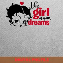 betty boop the girl - betty boop glamour png, betty boop png, patent image digital png files