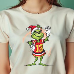 the grinch vs chiefs logo scowl scores scrimmage png, the grinch vs chiefs logo png, chiefs grinch digital png files