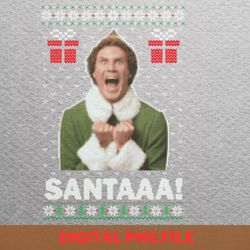 buddy the elf christmas merry times png, elf christmas png, elf movie digital png files