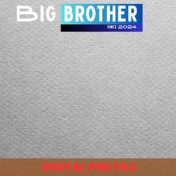 big brother learns png, big brother png, funny family digital png files