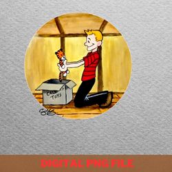 calvin and hobbes dream worlds png, calvin and hobbes png, bill watterson digital png files