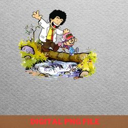 calvin and hobbes secret fort png, calvin and hobbes png, bill watterson digital png files