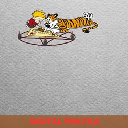 calvin and hobbes new neighbors png, calvin and hobbes png, bill watterson digital png files