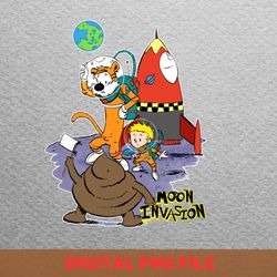 calvin and hobbes home havoc png, calvin and hobbes png, bill watterson digital png files