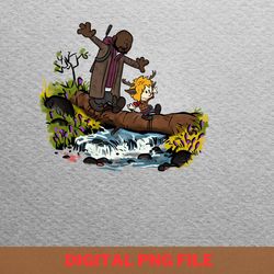 calvin and hobbes virtual ventures png, calvin and hobbes png, bill watterson digital png files