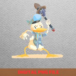 donald duck and daisy png, duck donald png, huey duck digital png