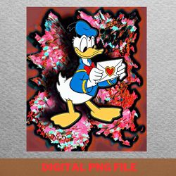 donald duck comics png, duck donald png, huey duck digital png