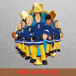 fireman sam adventure playsets png, fireman sam png, kids tv show digital png files