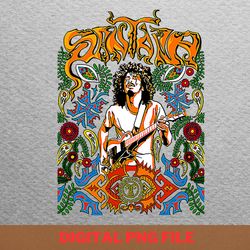 carlos santana iconic guitarwork png, carlos santana png, psychedelic rock digital png files