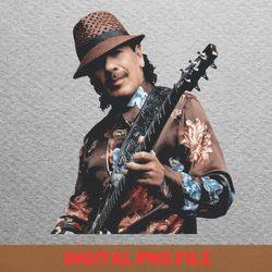 carlos santana melodic wizardry png, carlos santana png, psychedelic rock digital png files