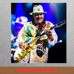 carlos santana soulful sound png, carlos santana png, psychedelic rock digital png files