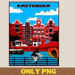 cycling in amsterdam png, cycling png, rad racing digital png files