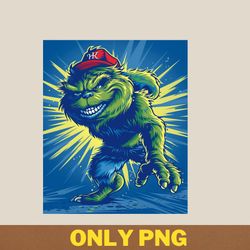 the grinch vs kansas city royals stealing second png, the grinch png, kansas city royals digital png files