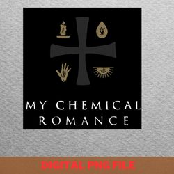 my chemical romance unconventional png, my chemical romance png, american rock band digital