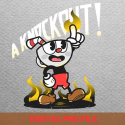 its a knockout - cuphead underdog underdone png, cuphead png, cartoon digital png files
