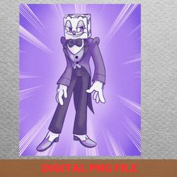 its king dice - cuphead vicious villains png, cuphead png, cartoon digital png files