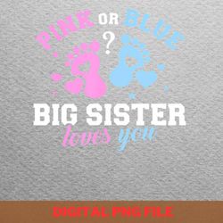 big sister mediates png, big sister png, new baby digital png files