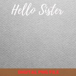 big sister cherishes png, big sister png, new baby digital png files