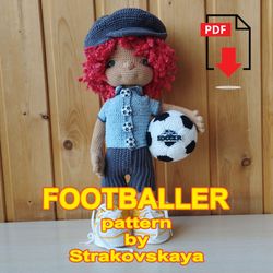 tutorial: footballer doll crochet pattern