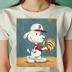 snoopys homage to boston baseball png, snoopy vs boston red sox logo png, boston red sox digital png files