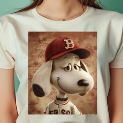 snoopys day with boston baseball png, snoopy vs boston red sox logo png, boston red sox digital png files