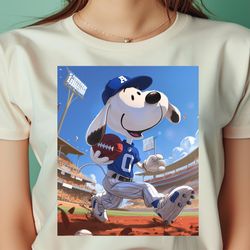 snoopy vs los angeles dodgers animated duel png, snoopy png, los angeles dodgers digital png files