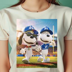 snoopy vs los angeles dodgers comic catcher png, snoopy png, los angeles dodgers digital png files