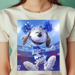 snoopy vs los angeles dodgers fantasy faceoff png, snoopy png, los angeles dodgers digital png files