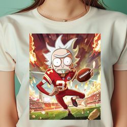 rick and morty vs chiefs alien audibles png, rick and morty png, chiefs digital png files