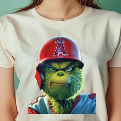 the grinch vs los angeles angels yuletide yelling yarn.png png, the grinch png, los angeles angels digital png files