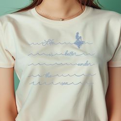 disney the little mermaid ariel under the sea wave text png, the little mermaid png, fantasy digital png files