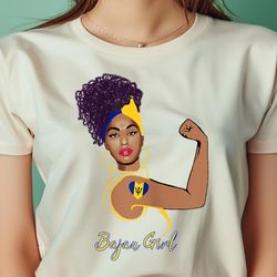 bajan girl - barbados flag, barbadian strong patriotic girl png, the powerpuff girls png, girl power digital png files