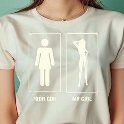 cool girlfriend shirts - your girl my girl png, the powerpuff girls png, girl power digital png files