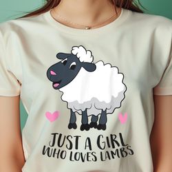 cute lamb girl just a girl who loves lambs farmer girl png, the powerpuff girls png, girl power digital png files