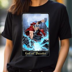 marvel thor god of thunder card art graphic png, thor png, thor ragnarok digital png files