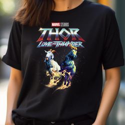 marvel thor love and thunder fiery goats poster png, thor png, thor ragnarok digital png files
