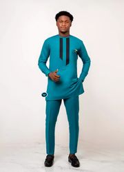 men's kaftan suit/ men african clothing/ men african wedding suit/ groomsmen african suit/men traditional clothing/ dhl