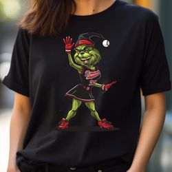 holiday spirit spoiler grinch clashes with braves png, the grinch vs atlanta braves logo png, the grinch digital png fil