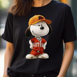 playful pride snoopy draped in tigers logo png, snoopy vs detroit tigers logo png, snoopy digital png files